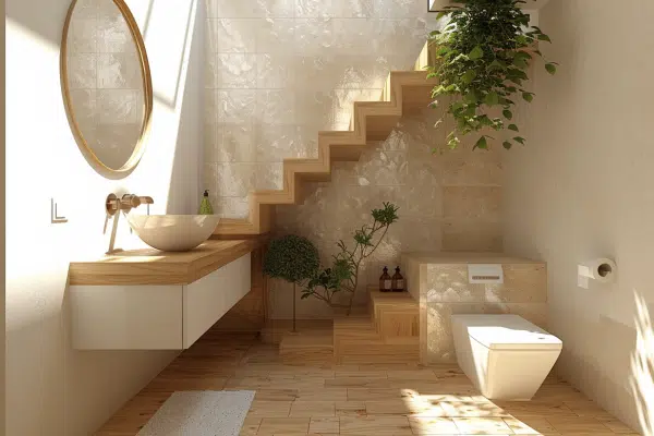 Transformer un espace perdu : comment aménager un WC sous l’escalier ?