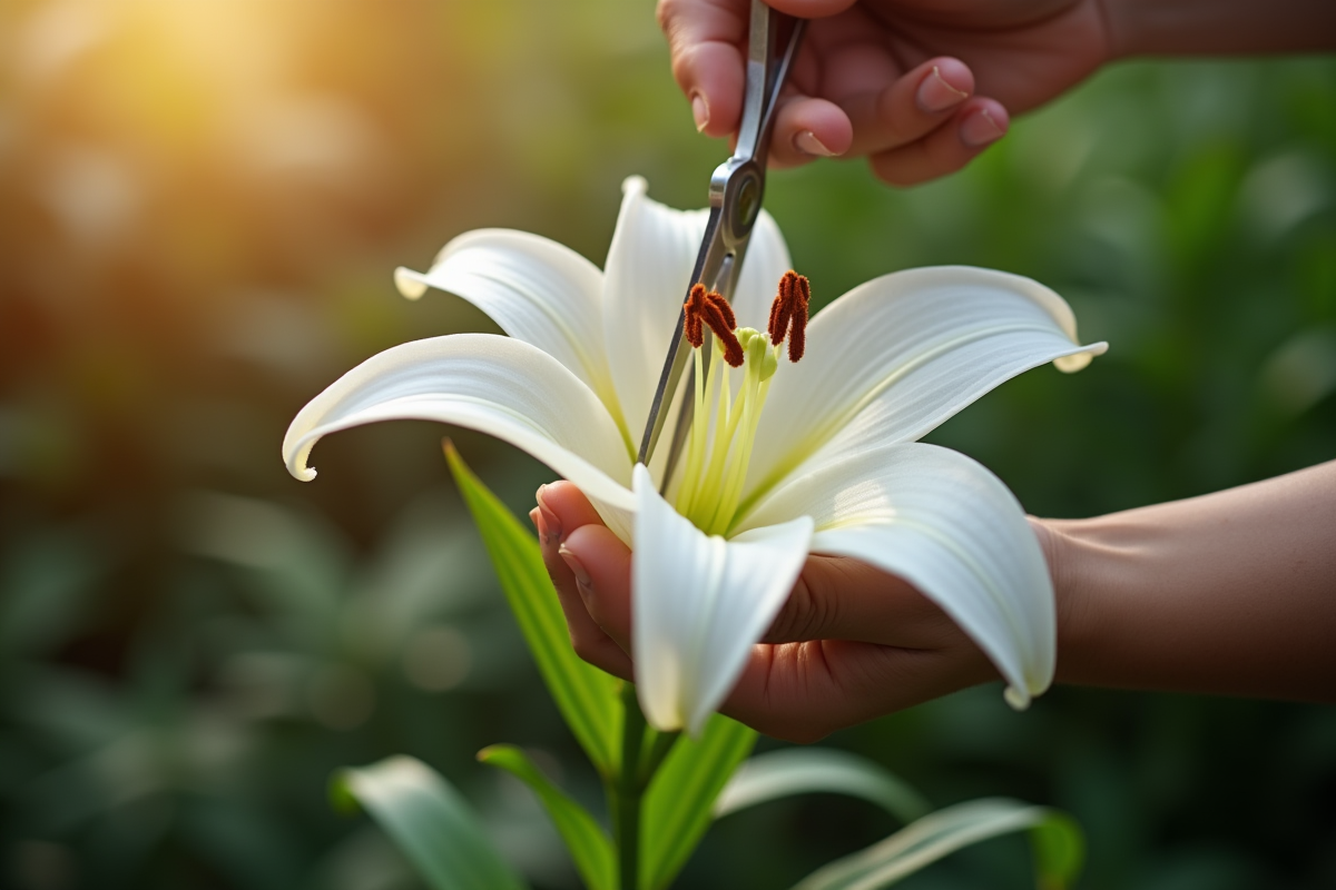 Couper le pistil des lys : bénéfices et conseils pour l’entretien des fleurs