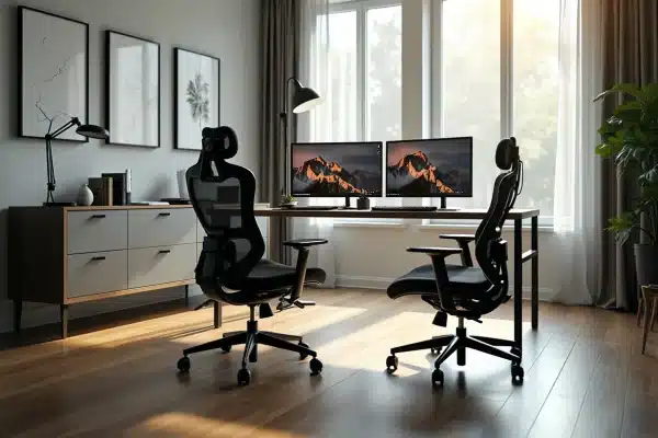 Ergonomie et fonctionnalité : les secrets d’un double bureau efficient