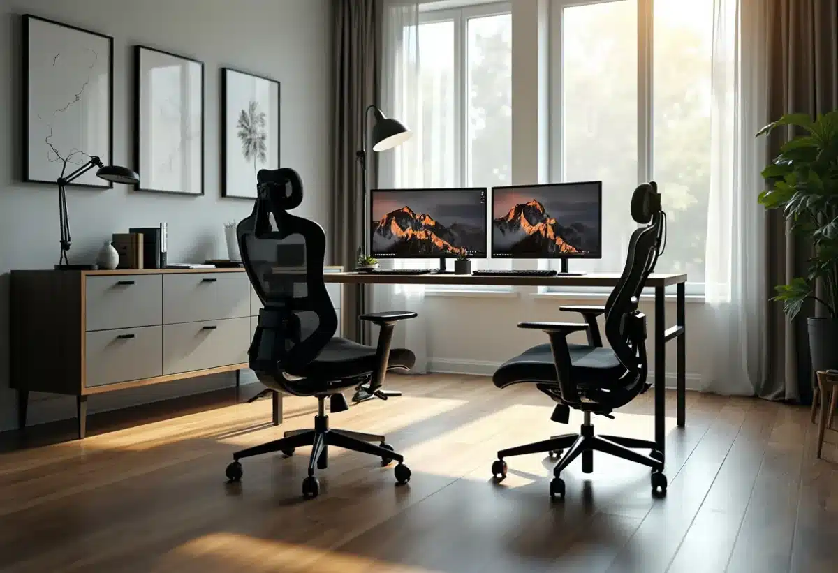 Ergonomie et fonctionnalité : les secrets d’un double bureau efficient